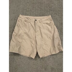 Mountain Hardwear Womens 12 Khaki Shorts (N1)